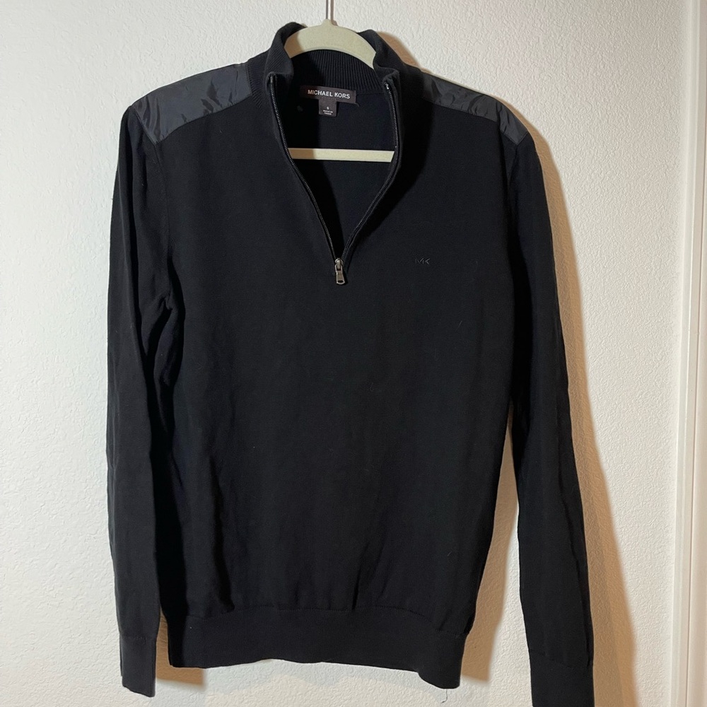 Michael Kors Quarter Zip Pullover Sweater